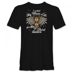 Personalized Funny Retirement T-shirt WORKED MY WHOLE LIFE Personalized Funny Retirement T-shirt WORKED MY WHOLE LIFE