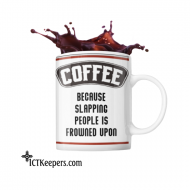 Ceramic Funny Coffee Mug Slap