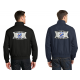 CA Throwback Jacket with Embroidered Back Patch CA Throwback Jacket with Embroidered Back Patch