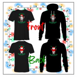 Santa Biker Christmas T-Shirt or Hoodie