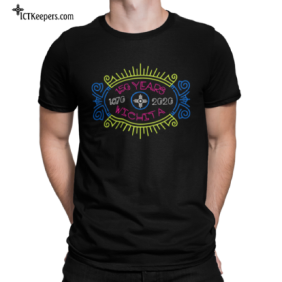 Wichita 150th Anniversary T-Shirt Neon