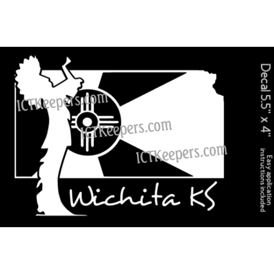 Keeper Wichita Flag Decal
