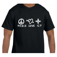Peace Love ICT T-Shirt Wichita Kansas