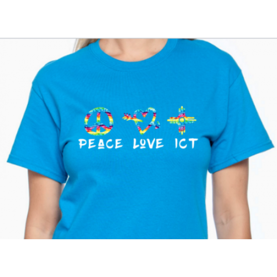 Peace Love ICT T-Shirt Wichita Kansas