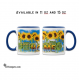Ceramic Mug Kansas Sunflowers