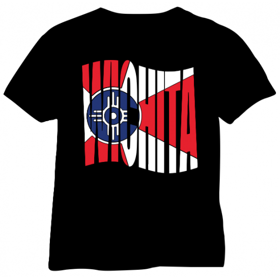 Wichita Flag Wave T-Shirt