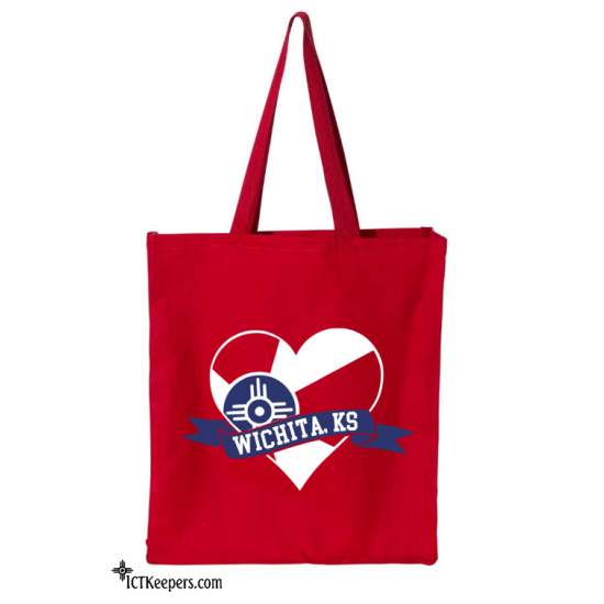 Wichita Heart Tote Bag