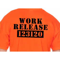 Personalized Funny Retirement T-shirt WORK RELEASE