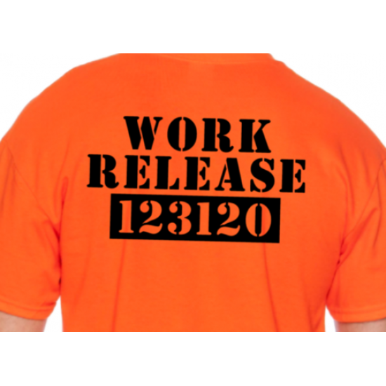 Personalized Funny Retirement T-shirt WORK RELEASE