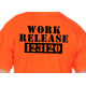 Personalized Funny Retirement T-shirt WORK RELEASE